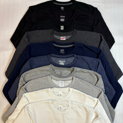 古着卸 アソート販売 Hanes FLUIT GILDAN 他スウェット 無地 10枚 S~2XL