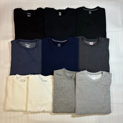 古着卸 アソート販売 Hanes FLUIT GILDAN 他スウェット 無地 10枚 S~2XL