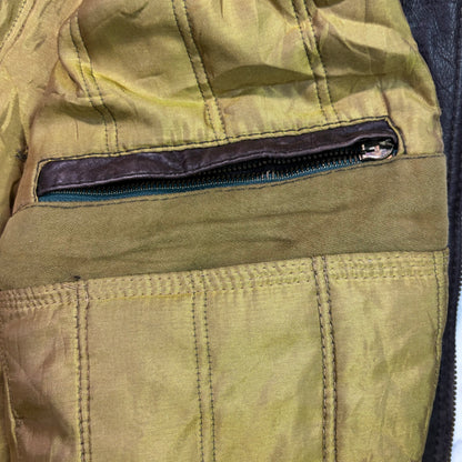 bomb boogie sky leather jacket