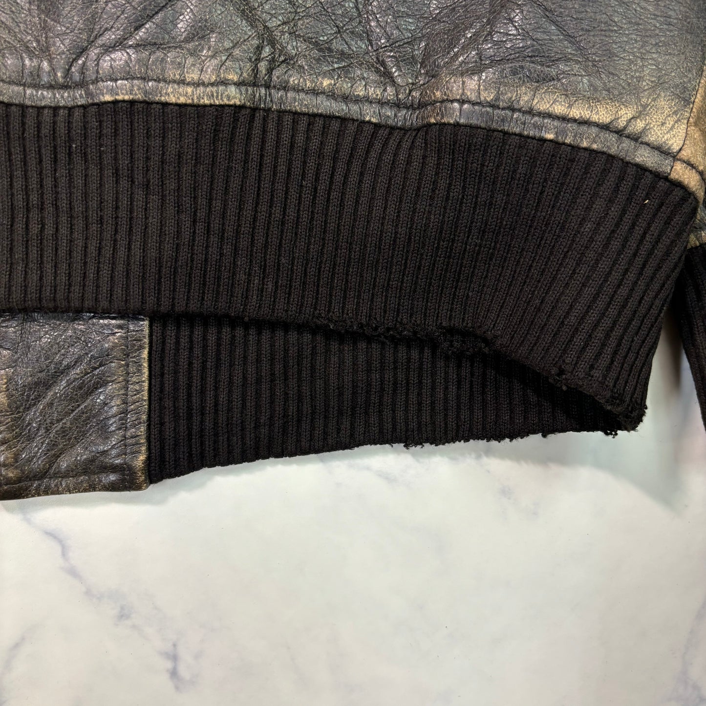 A-2 leather flight jacket 90s usa