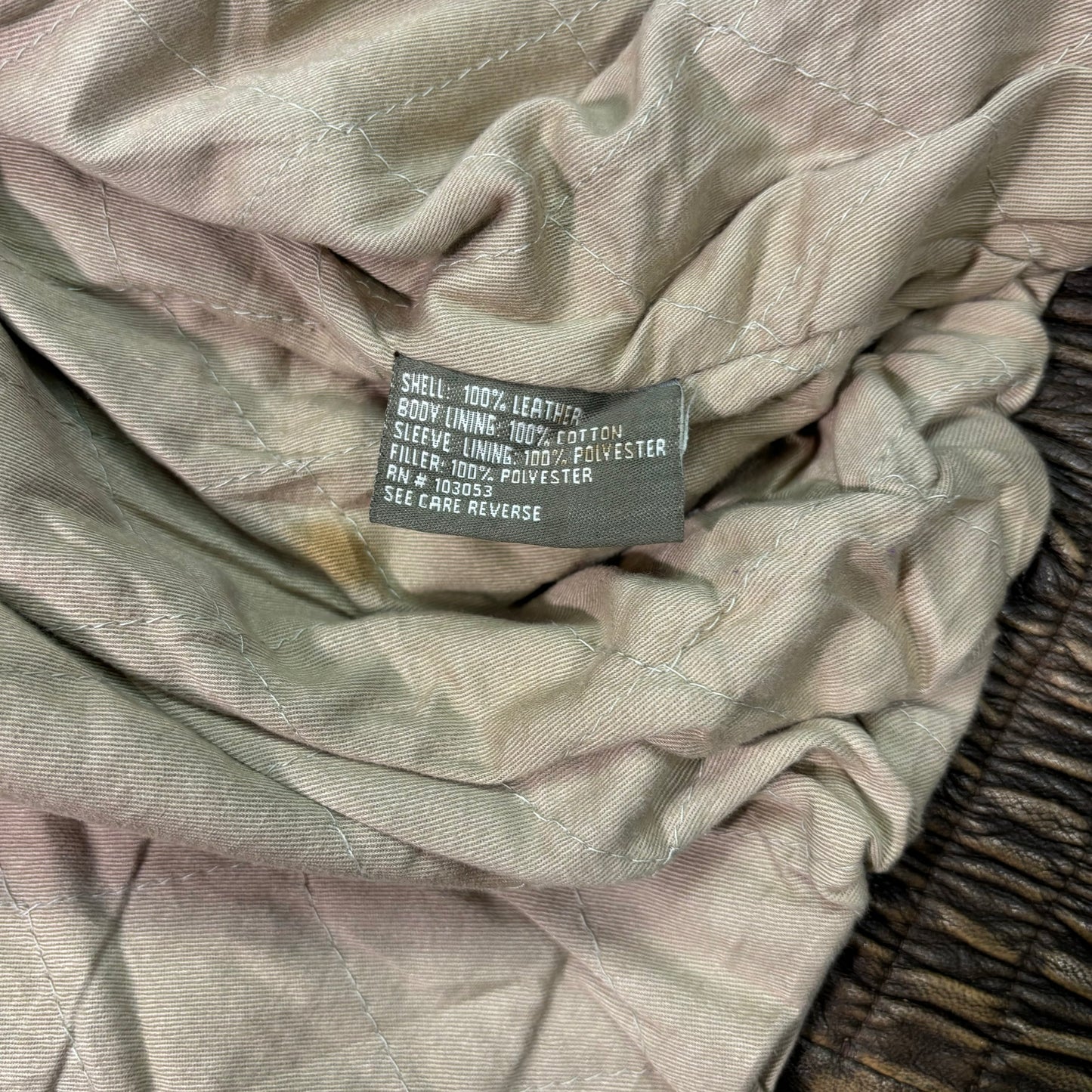 pacific trail A-2 leather jacket