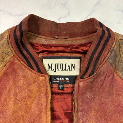 wilsons m.julian leather studium jacket 80s