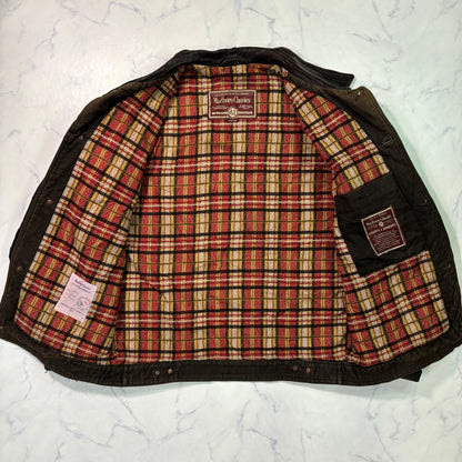 marlboro classics leather tracker jacket 90s